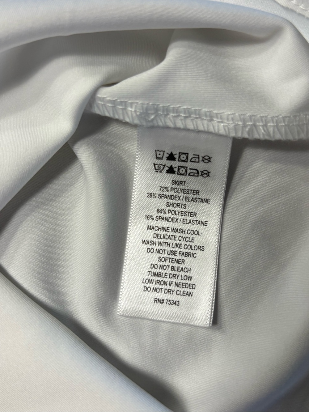 Tommy Bahama Everyday Active Skort White Green Stripe Waistband XL NWT UPF 50 - Picture 9 of 12